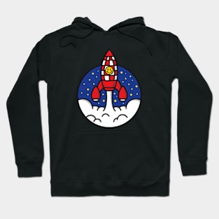 Rocket To The Moon Hoodie